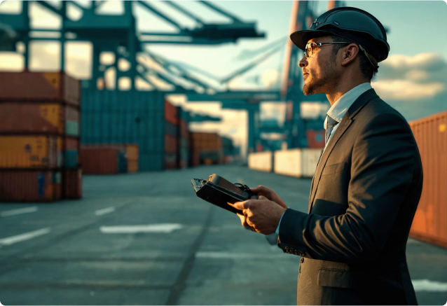 Shipping logistics professional